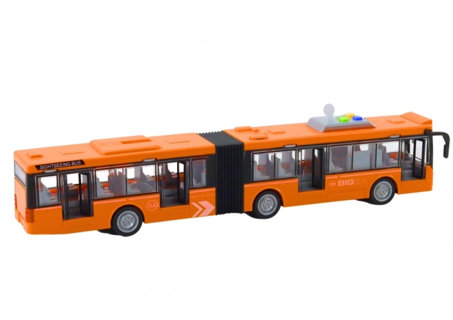 Articulatie stadsbus 1:16 Aandrijving Lichten Geluiden Oranje