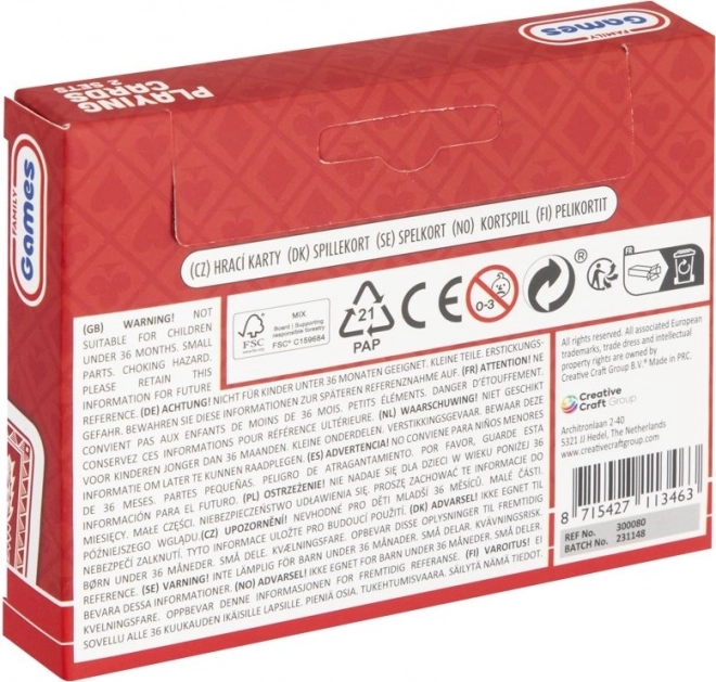 Grafix Speelkaarten Set 2x55 Stuks