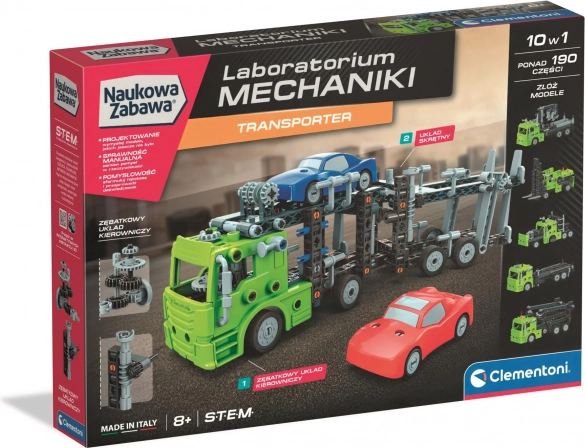 Mechanisch Laboratorium – transportersbouwdoos CLEMENTONI