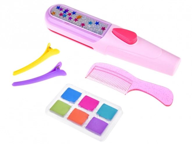 Kleurrijke set krijtjes voor het kleuren van haar