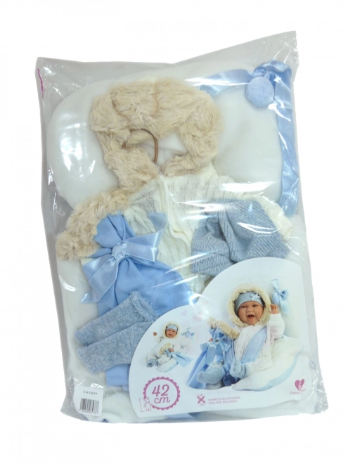 Llorens M740-77 kleding voor pop baby NEW BORN maat 40-42 cm