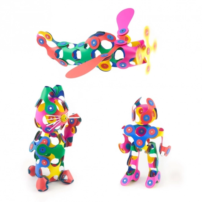 Magnetische blokken Clixo Super Rainbow, 60 stuks