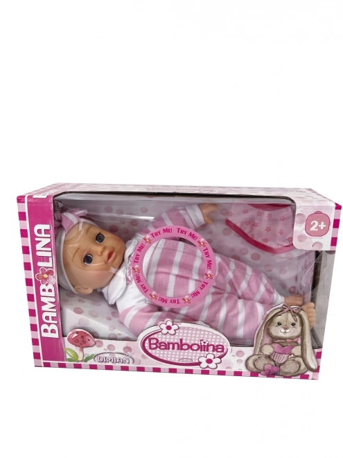 Interactieve pop Bambolina Bebe 34 cm