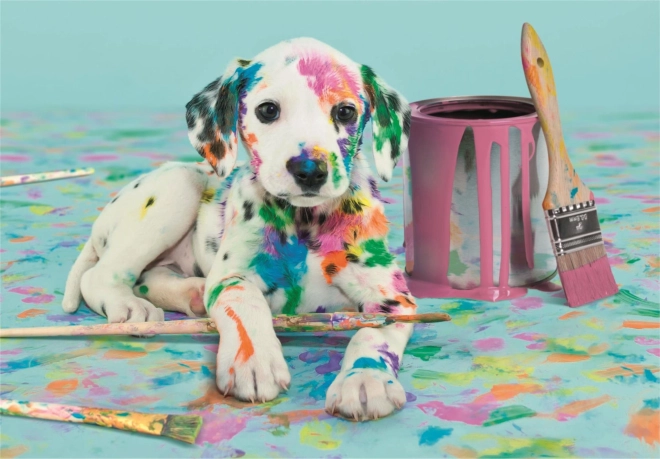 Puzzel 500 stukjes Grappige Dalmatiër