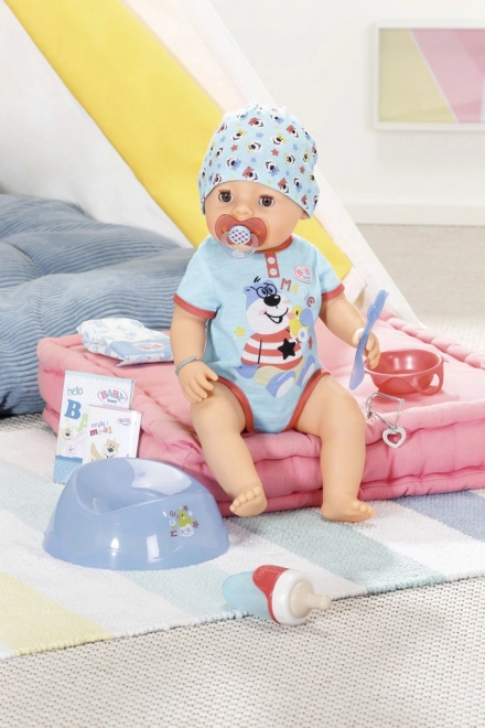 BABY born met magische fopspeen, jongen, 43 cm