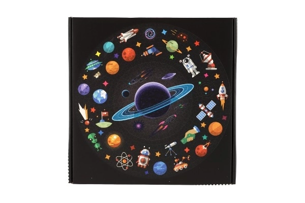 Puzzel ronde ruimte 1000 stukjes 65x65cm in doos 23x23x5,5cm
