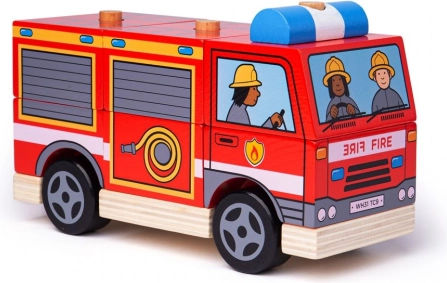Rijdende brandweerauto voor fantasierijk spel