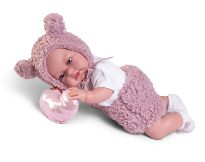 Antonio Juan 70361 TONETA - realistische baby pop met speciale bewegingsfunctie en zacht stoffen lichaam - 34 cm