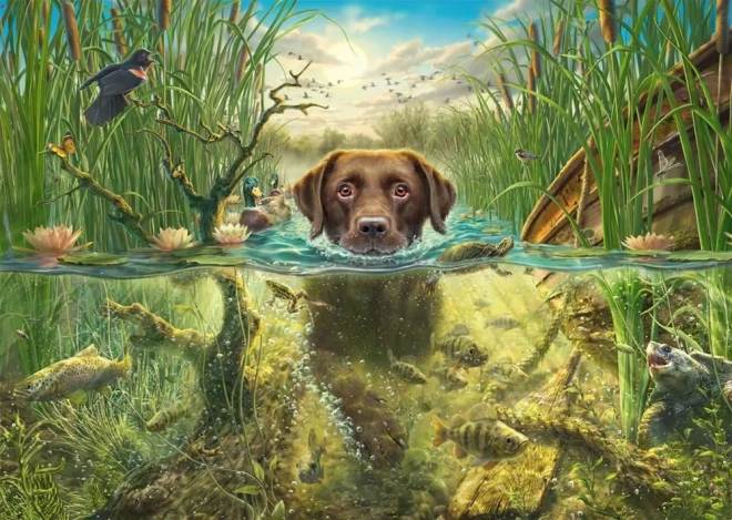 Schmidt puzzel Chocolade labrador 1000 stukjes