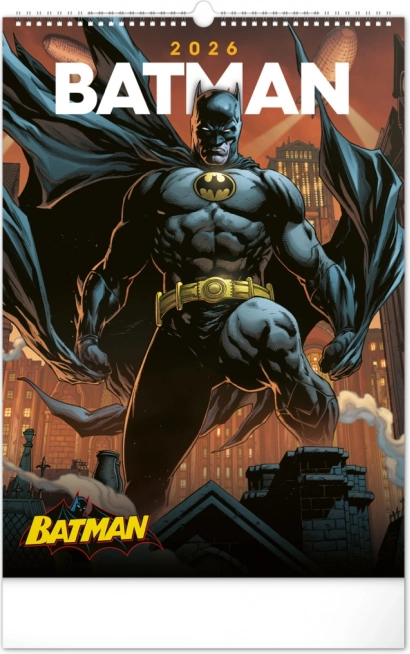 Muurkalender Batman Dark 2026