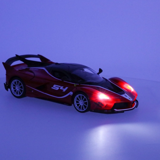 Op afstand bestuurbare auto Ferrari FXX rood
