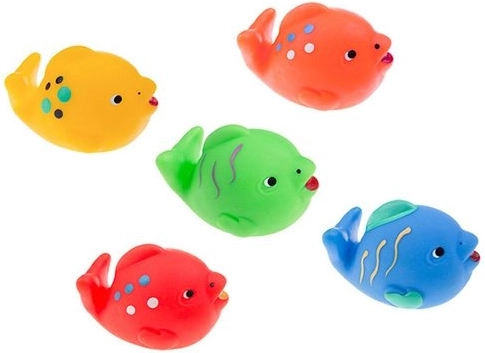 tullo rubberen badvisjes 5 stuks