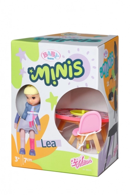 BABY born Minis Set met verjaardagstafel, stoelen en pop