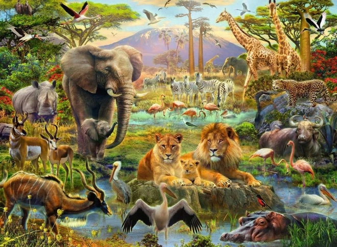 Puzzel Savannedieren XXL 200 stukjes RAVENSBURGER