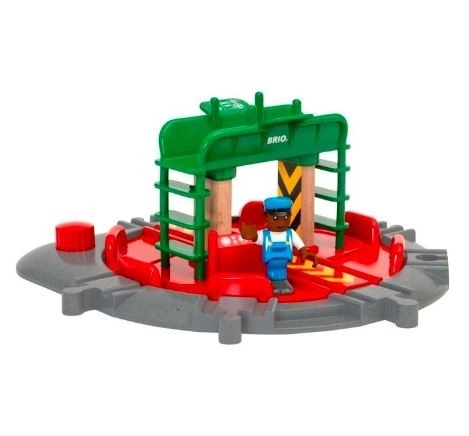 Brio draaischijf en figuurtje