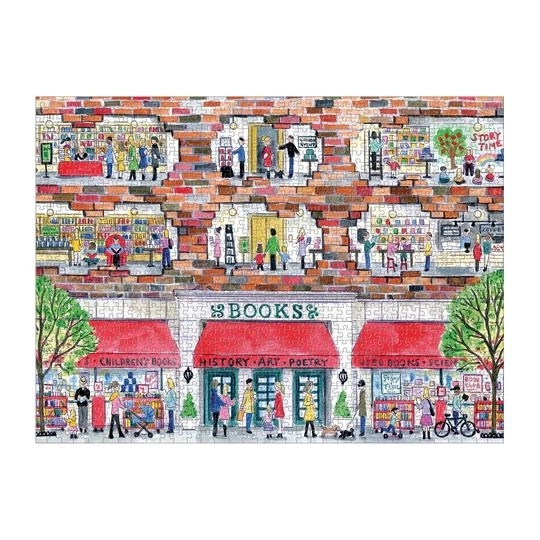 Galison Puzzel Boekwinkel 1000 Stukjes