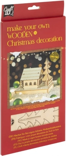 Houten 3D-puzzel huisje
