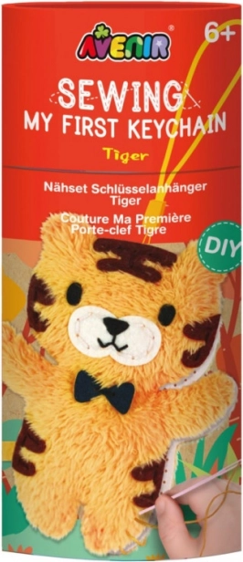 Naaiset voor sleutelhanger - Tijger