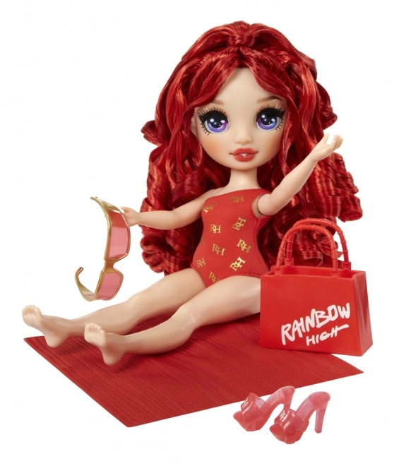 Rainbow High stijlvolle drijvende pop Ruby Red