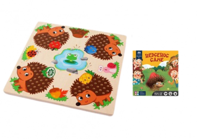 Egel Bordspel Logisch Leren Tellen Hout