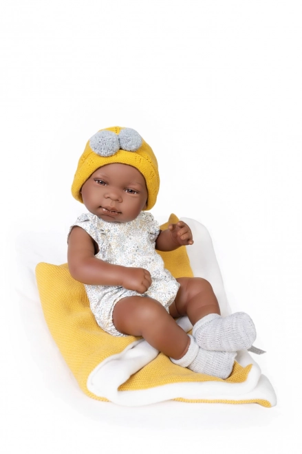 Antonio Juan 50287 MULATO - realistische pop baby met volledig vinyl lichaam - 42 cm