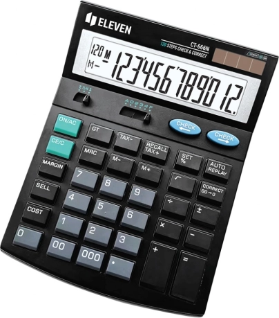Rekenmachine ELEVEN CT666N zwart