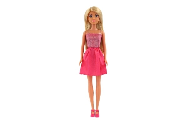 Pop Anlily in glinsterende jurk plastic 30cm 4 kleuren in doosje 8x32x5cm 12st in doos