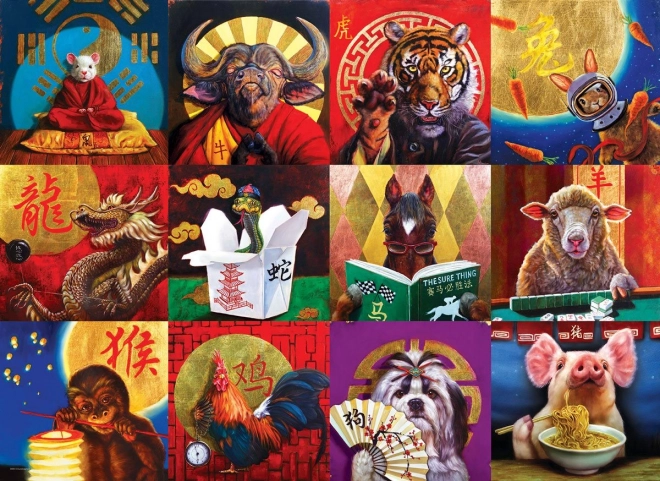 Puzzel Chinese kalender 1000 stukken