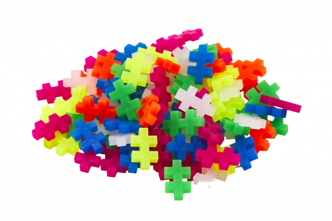 Plus-Plus Neon Mix (100 stuks) Buis