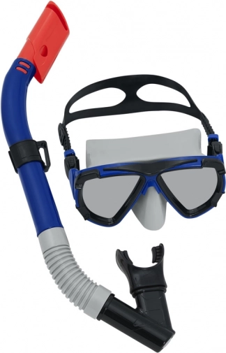 zwarte duikset met masker en snorkel Bestway
