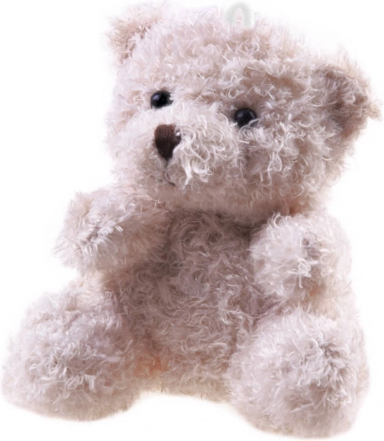 pluchen teddybeer sleutelhanger voor sleutelbos en rugzak 10 cm – Beige