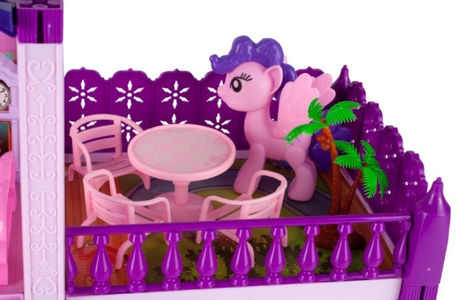 Poppenhuis met pony's