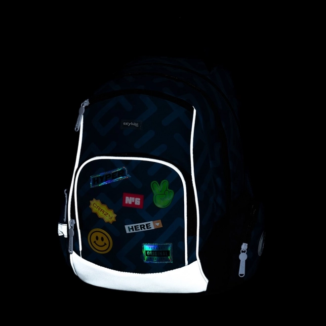 Schoolrugzak OXY GO Stickers