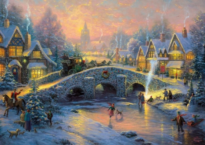 Puzzel Magie van Kerstmis 1000 stukjes