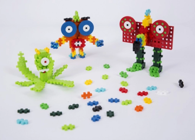 Plus-Plus Creatieve Set Leer Monsters Bouwen