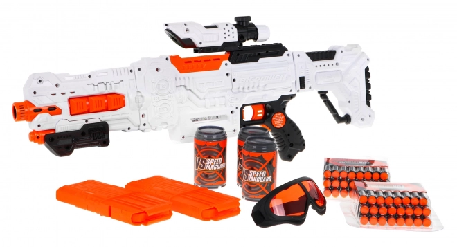 Groot geweer voor kinderen 8+ Accessoires + 48 zachte kogels Speelgoedpistool Snelle pionier