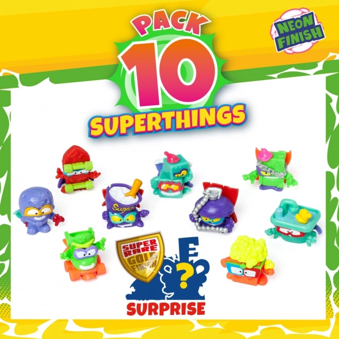 Verzamelbare figuur SuperThings NeonPower - set van 10 stuks