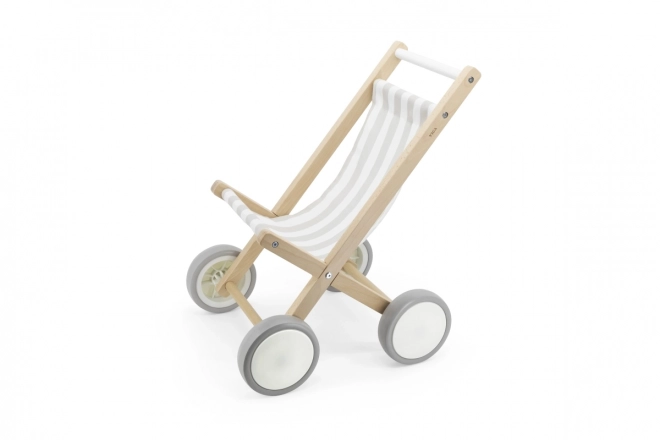 Houten poppenwagen