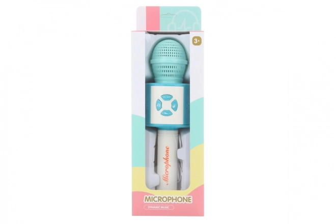 Batterijmicrofoon blauw