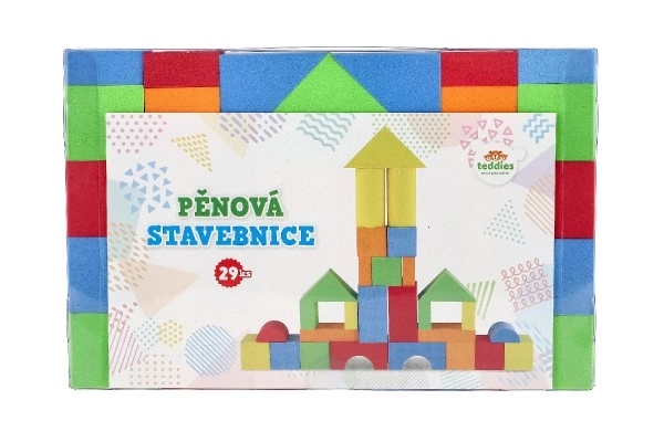 Kleurige foam bouwset voor kinderen