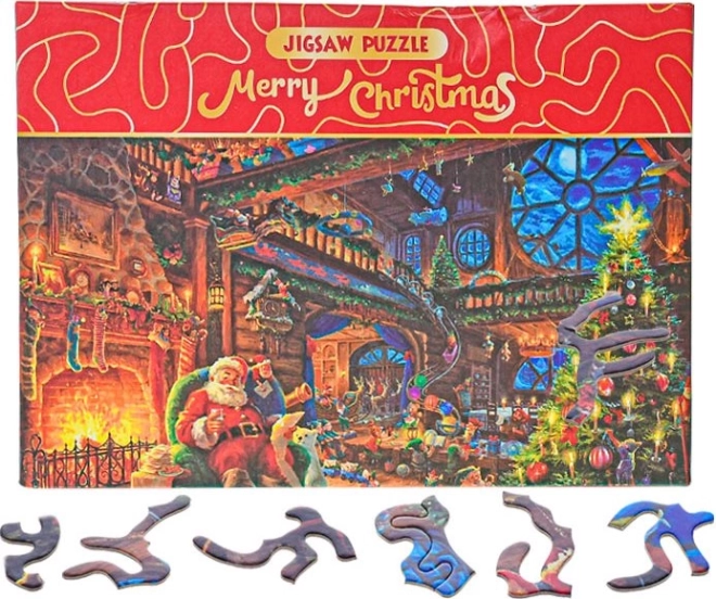 Kerstsfeer bij de Kerstman thuis