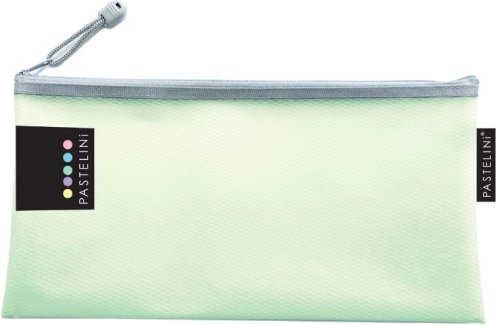 PASTELINI envelop groen met rits in DL-formaat