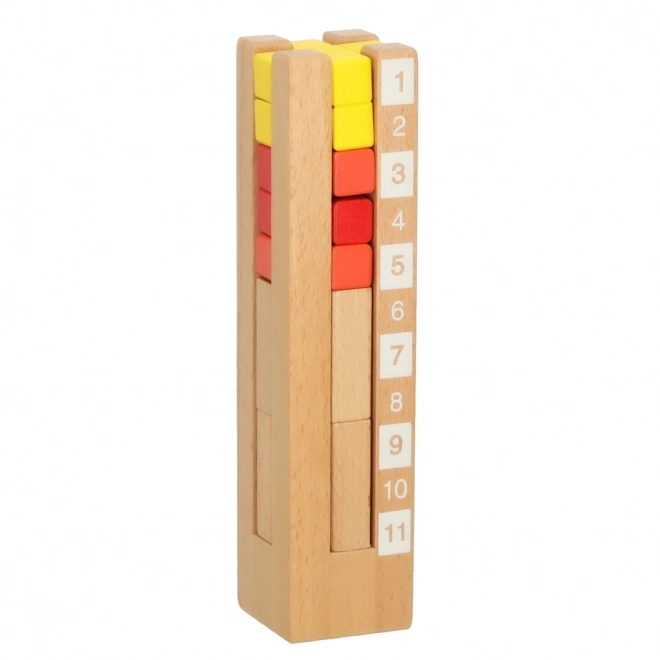 Gekleurde houten educatieve blokken Montessori