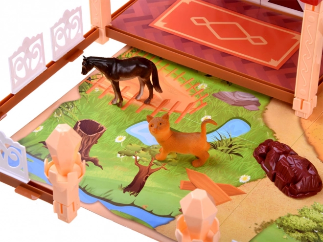 Grote set Boerderij op de wei dieren