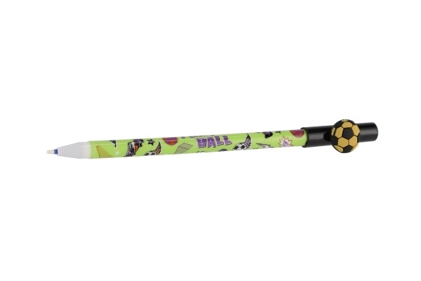 Gompen voetbalbal 16cm plastic 6 kleuren 36 stuks in doos
