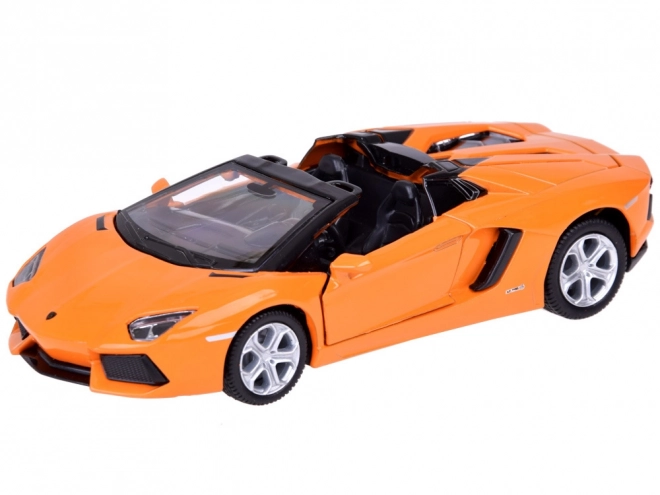 Metaal modelauto Lamborghini Aventador Roadster 1:32 interactief