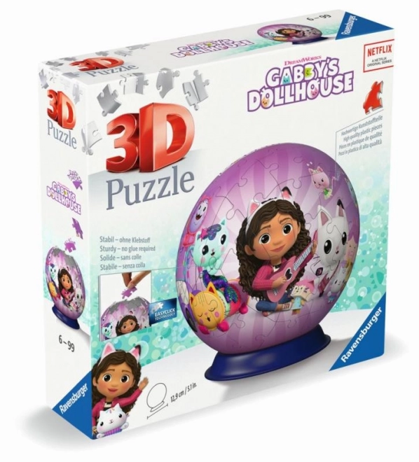 3D puzzelbal Gábina's betoverend huisje 72 stukken