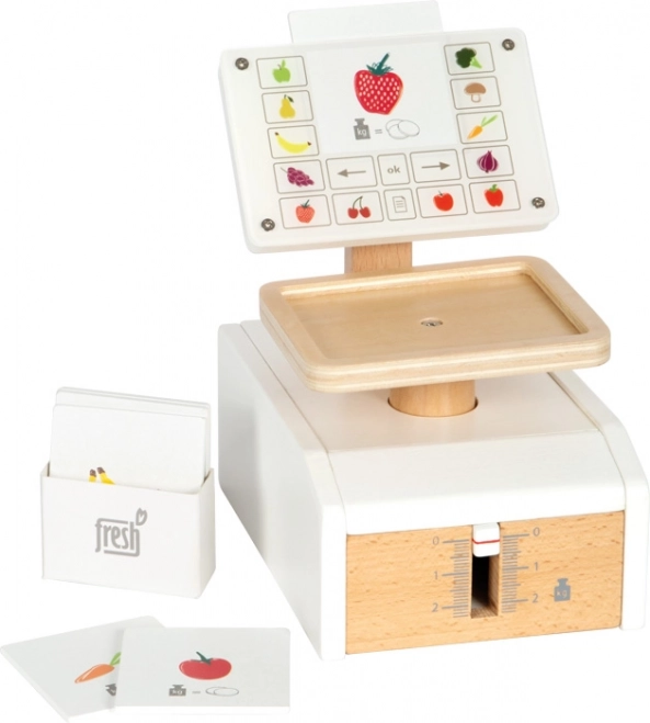 Houten kinderlijke weegschaal small foot Fresh