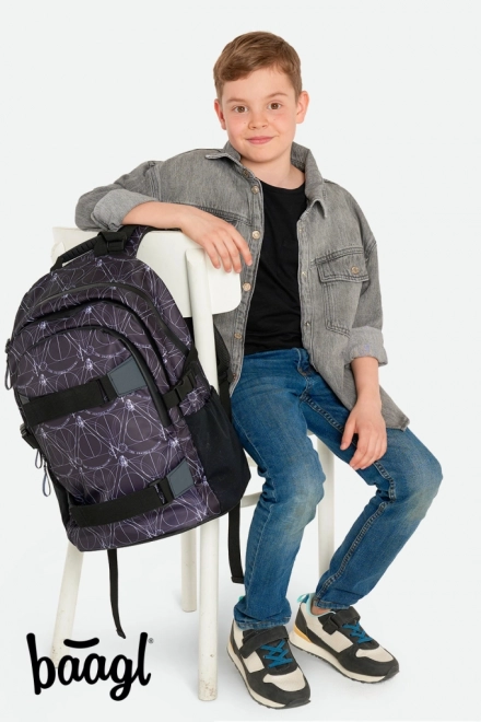 BAAGL 3 SET Skate Harry Potter Relikwieën van de Dood: rugzak, etui, zak