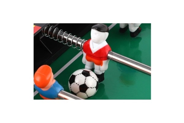 Voetbal/voetbal tafel kunststof/metaal gezelschapsspel in doos 37x34,5x6cm